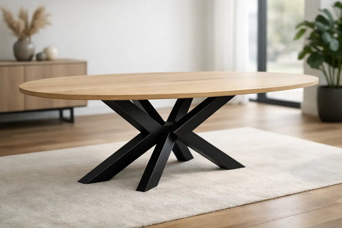 Beste onderstellen voor een ovale tafel kiezen