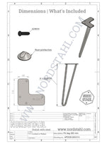 Hairpin salonpoten  Wit
