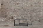 Lounge hoekbank frame zwart