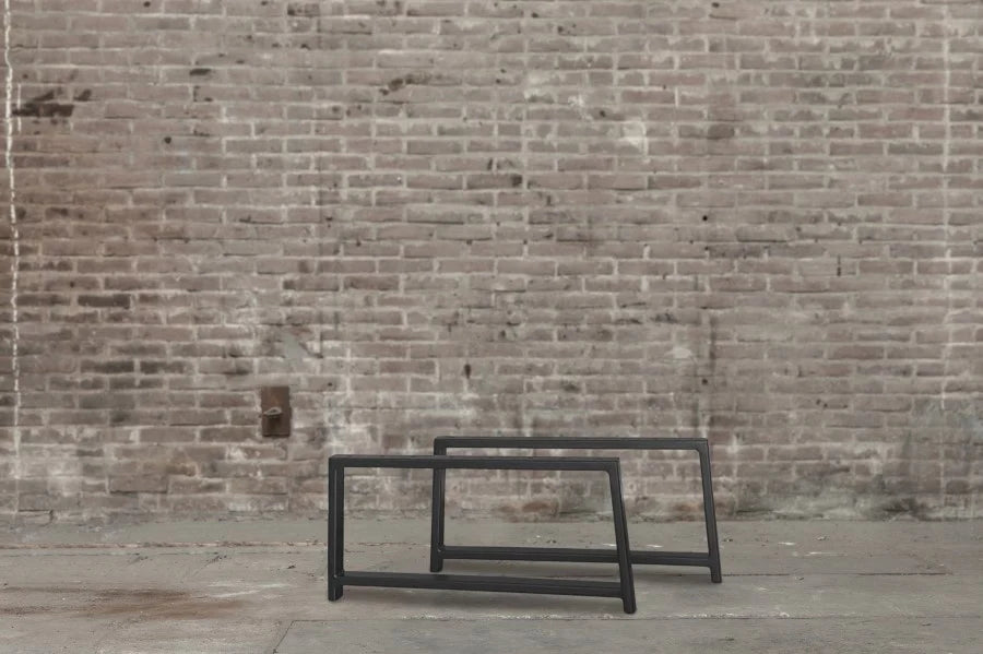 Lounge hoekbank frame zwart