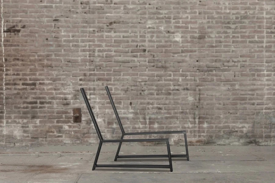 Lounge hoekbank frame zwart
