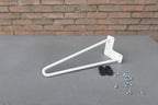 Nordstahl Hairpin meubelpoot wit met bevestigingsmateriaal