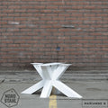 Nordstahl Matrix coffee leg tafelpoten pure white