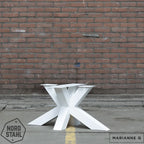 Nordstahl Matrix coffee leg tafelpoten pure white