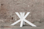 Nordstahl Matrix leg heavy tafelpoten pure white