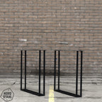 Nordstahl Twin U leg tafelpoten steel black