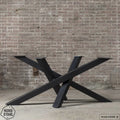 Nordstahl Twist leg tafelpoten steel black