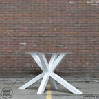 Nordstahl Matrix leg tafelpoten pure white